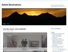 Tablet Screenshot of blog.adobedestinations.com